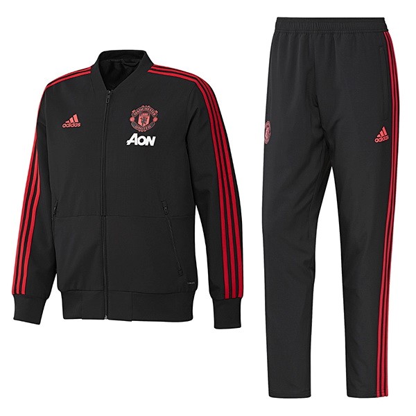 Chandal Manchester United 2018/19 Negro Rojo